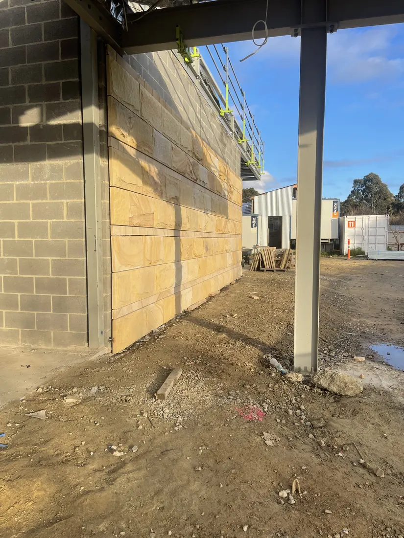Detailed marble and sandstone installation by TN Stone at Springvale Botanical Cemetery