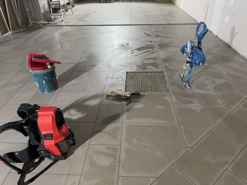 Finished Scicluna's Tooronga store floor with signage